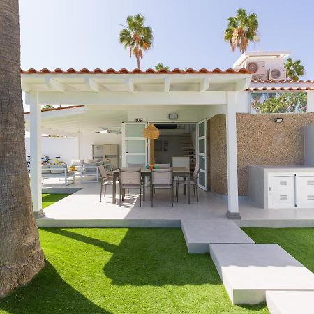 Aquarium Bungalow Private Jacuzzi, 3 Bedrooms, Ac And Bikes Maspalomas  Exterior foto